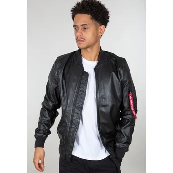 bunda MA-1 LEATHER LW II black 3XL