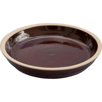 Podmiska Podmiska pod květník 22cm CAMPANULA kamenina přírodní NOHEL GARDEN