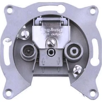 Elektrická zásuvka Účastnická zásuvka EU3607 TV-R průběžná - pouze strojek