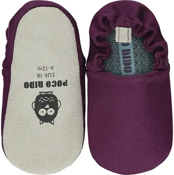 Capáčky Poco Nido Chestnut vegan sole Velikost: 17 (3-6m)