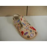 Beda Přezůvky barefoot - beige fish (BF 060010/W) Velikost: 29
