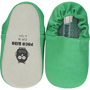 Capáčky Poco Nido Spring green vegan sole Velikost: 18 (6-12m)