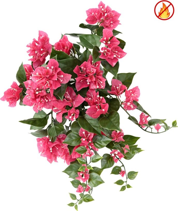 Umělá květina Bugenvilea růžová nehořlavá, 40cm