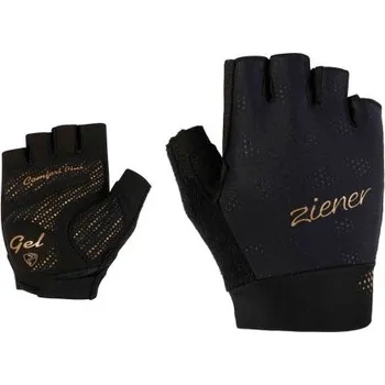 Cyklistické rukavice Dámské cyklorukavice ZIENER CRISSI LADY Black Gold Art 413004-12495 velikost 6,5