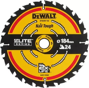 Pilový kotouč DT90257 Pilový kotouč 184x20mm 24z ATB +20° DeWALT