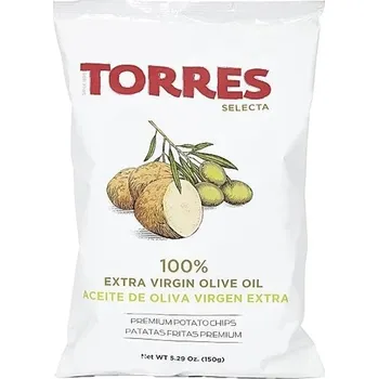 Chips Torres Torres, Chipsy s extra panenským olivovým olejem Hmotnost: 40 gr