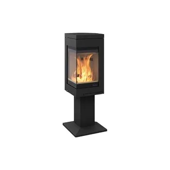 Krbová kamna Designová krbová kamna Nordpeis QUADRO 1 basic s podstavcem
