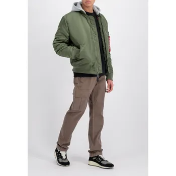 bunda MA-1 ZH Back EMB sage green L