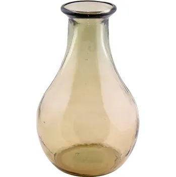 Váza Váza LISBOA, 31cm, lahvově hnědá|kouřová|Vidrios San Miguel|Recycled Glass