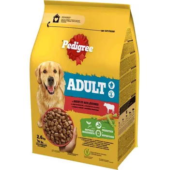 Krmivo pro psa 3x2,6kg Pedigree Medium Adult s hovězím granule pro psy