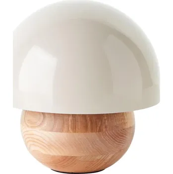 Lampička Brilliant - Stolní lampa NALAM 1xE14/40W/230V šedá/jasan