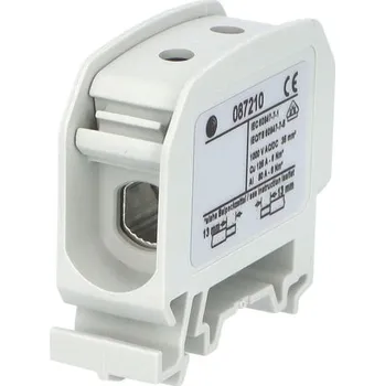 svorka Svorka univerzální RKA 35 L G, 125A, 1pól., AL/CU, šedá, na DIN, ELEMAN 1006085