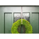 Věšák na dveře WELCOME, na věnce, litina+kov, 35,5 cm, hnědá|Esschert Design