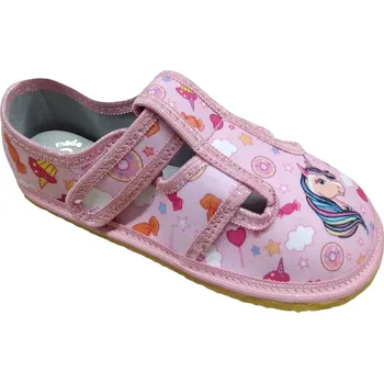 Dívčí bačkory KTR Přezůvky Raweks Jednorožec Velikost: 21