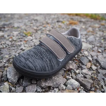 Chlapecké tenisky Jonap Tenisky Knitt 3D černá melír Velikost: 25