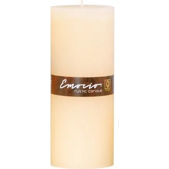 Svíčka Svíčka válec 100x250 sl.kost rustikální