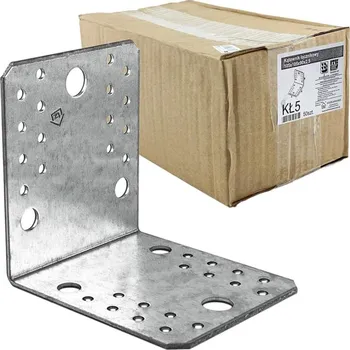 Tesařské kování Oramat 50ks - 105x105x90x2,5mm KL5 - Spojovací úhelník