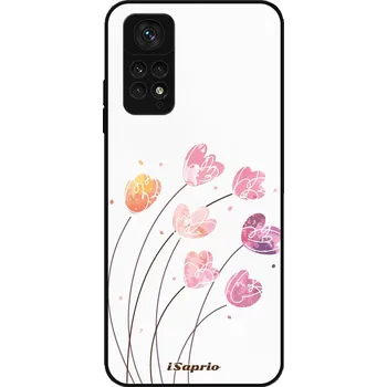 Pouzdro na mobilní telefon Lesklé pouzdro iSaprio pro Xiaomi Redmi Note 11 Pro 5G - Flowers 14 (Lesklé pouzdro, kryt, obal iSaprio Exclusive na mobil Xiaomi Redmi Note 11 Pro 5G s motivem Flowers 14 - elegantní skleněný vzhled, skvělá ochrana mobilu a luxusní styl, vyrobeno v Česku