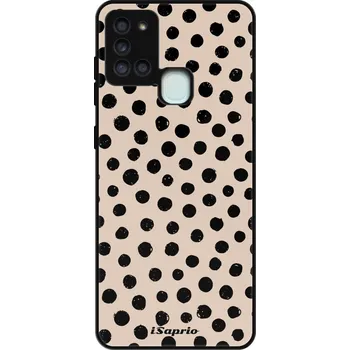Pouzdro na mobilní telefon Lesklé pouzdro iSaprio pro Samsung Galaxy A21s - Dotted (Lesklé pouzdro, kryt, obal iSaprio Exclusive na mobil Samsung Galaxy A21s s motivem Dotted - elegantní skleněný vzhled, skvělá ochrana mobilu a luxusní styl, vyrobeno v Česku)