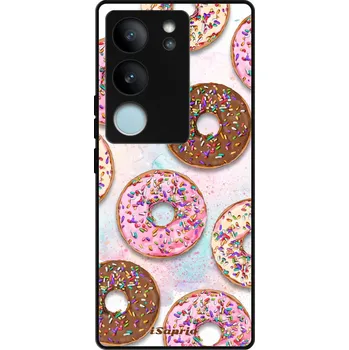 Pouzdro na mobilní telefon Lesklé pouzdro iSaprio pro Vivo V29 - Donuts 11 (Lesklé pouzdro, kryt, obal iSaprio Exclusive na mobil Vivo V29 s motivem Donuts 11 - elegantní skleněný vzhled, skvělá ochrana mobilu a luxusní styl, vyrobeno v Česku)