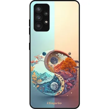 Pouzdro na mobilní telefon Lesklé pouzdro iSaprio pro Samsung Galaxy A32 - Jin Jang (Lesklé pouzdro, kryt, obal iSaprio Exclusive na mobil Samsung Galaxy A32 s motivem Jin Jang - elegantní skleněný vzhled, skvělá ochrana mobilu a luxusní styl, vyrobeno v Česku)