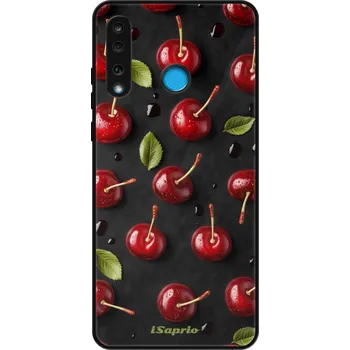 Pouzdro na mobilní telefon Lesklé pouzdro iSaprio pro Huawei P30 Lite - Cherry Bliss (Lesklé pouzdro, kryt, obal iSaprio Exclusive na mobil Huawei P30 Lite s motivem Cherry Bliss - elegantní skleněný vzhled, skvělá ochrana mobilu a luxusní styl, vyrobeno v Česku)