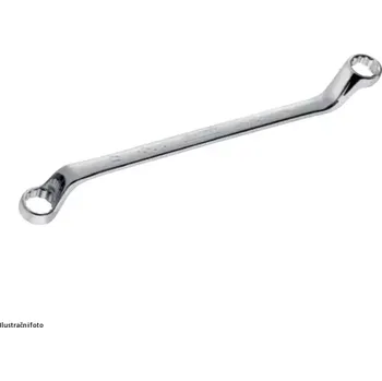 Klíč E113366 Klíč oboustranný očkový 17x19 mm DIN 838 vyhnutý 75° TONA Expert T