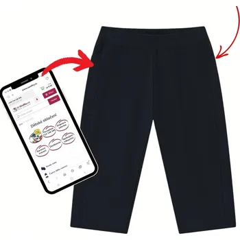 Dámské 3/4 legíny Wolf H2543 s kapsičkou na mobil černé