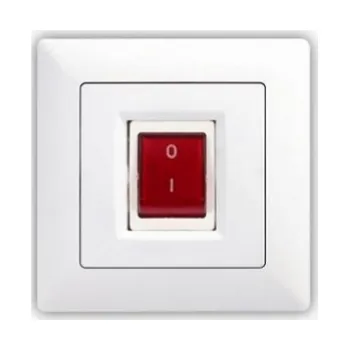 vypínač Tlačítko na kotel Visage Simple bílá