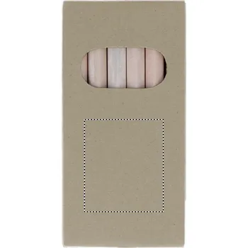 Kresba 6 pastelek 30 FRONT DOWN, 35x30mm Tamponový tisk, 1 barva