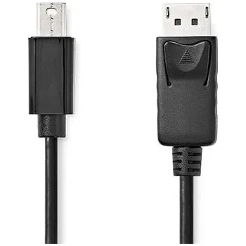 Video kabel Nedis CCGL37400BK20 - Mini DisplayPort - DisplayPort 1.2 | Mini DisplayPort Zástrčka - DisplayPort Zástrčka | 2 m CCGL37400BK20