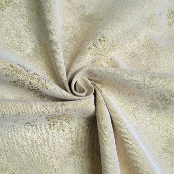 BYTEMA Gobelínová látka VLOČKY NATALE ZLATÉ šíře 280 cm