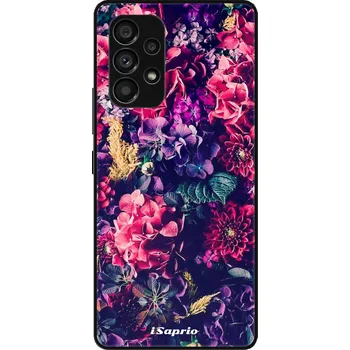 Pouzdro na mobilní telefon Lesklé pouzdro iSaprio pro Samsung Galaxy A53 5G - Flowers 10 (Lesklé pouzdro, kryt, obal iSaprio Exclusive na mobil Samsung Galaxy A53 5G s motivem Flowers 10 - elegantní skleněný vzhled, skvělá ochrana mobilu a luxusní styl, vyrobeno v Česku)