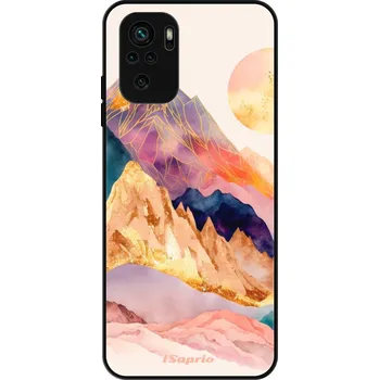 Pouzdro na mobilní telefon Lesklé pouzdro iSaprio pro Xiaomi Redmi Note 10 / Note 10S - Abstract Mountains (Lesklé pouzdro, kryt, obal iSaprio Exclusive na mobil Xiaomi Redmi Note 10 / Note 10S s motivem Abstract Mountains - elegantní skleněný vzhled, skvělá ochrana mobilu a luxusn
