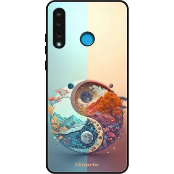 Pouzdro na mobilní telefon Lesklé pouzdro iSaprio pro Huawei P30 Lite - Jin Jang (Lesklé pouzdro, kryt, obal iSaprio Exclusive na mobil Huawei P30 Lite s motivem Jin Jang - elegantní skleněný vzhled, skvělá ochrana mobilu a luxusní styl, vyrobeno v Česku)