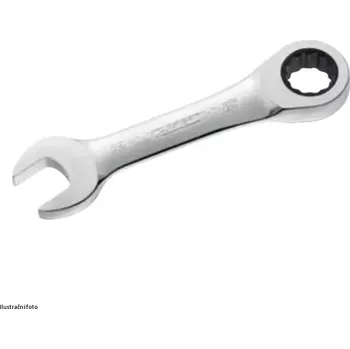 Klíč E110923 Krátký ráčnový očkoplochý klíč 19x19mm TONA Expert T