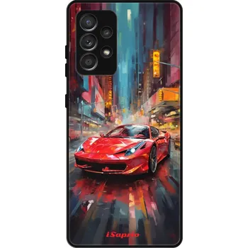Pouzdro na mobilní telefon Lesklé pouzdro iSaprio pro Samsung Galaxy A52 / A52 5G / A52s 5G - Ferrari (Lesklé pouzdro, kryt, obal iSaprio Exclusive na mobil Samsung Galaxy A52 / A52 5G / A52s 5G s motivem Ferrari - elegantní skleněný vzhled, skvělá ochrana mobilu a luxusní styl,)