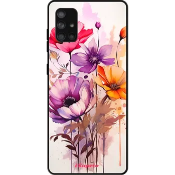 Pouzdro na mobilní telefon Lesklé pouzdro iSaprio pro Samsung Galaxy A71 - Flowers 22 (Lesklé pouzdro, kryt, obal iSaprio Exclusive na mobil Samsung Galaxy A71 s motivem Flowers 22 - elegantní skleněný vzhled, skvělá ochrana mobilu a luxusní styl, vyrobeno v Česku)