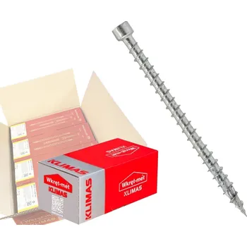 Šroub Klimas Wkret-Met TX 8x260mm - 1 Karton (4x50 ks) - Vruty do dřeva s válcovou hlavou, WKFC