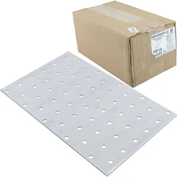 Tesařské kování Oramat 50ks - 120x200mm hr. 2,0mm Spojovací deska - plotna - děrovaná, PP18