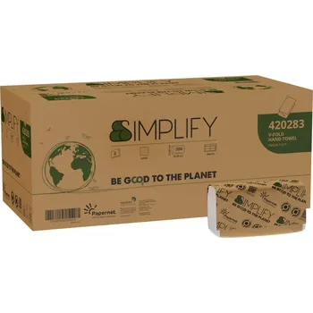 Papírový ručník EKO Papírové ručníky Papernet V-sklad CO2 neutralní z 2-vrstvé celulózy | 2060 ks