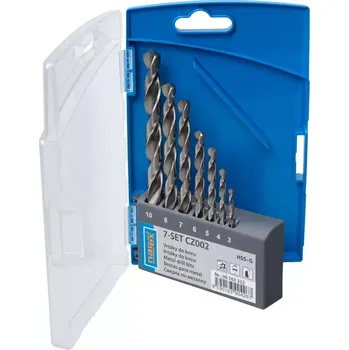 Vrták 00763332 Sada vrtáků do kovu HSS CZ002 7dílná 7-SET CZ 002 Narex