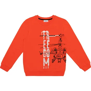 Chlapecká mikina Chlapecká mikina - Winkiki WJB 02898, oranžová Barva: Oranžová, Velikost: 146