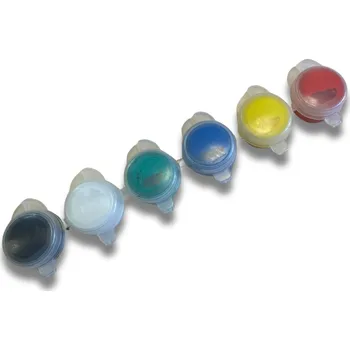 Barvičky akrylové sada 6ks základní