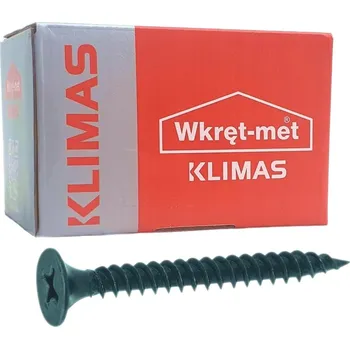 Vrut Klimas Wkret-Met 4,8x120mm - 200ks - Vruty fosfátové sádrokarton / kov