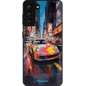 Pouzdro na mobilní telefon Lesklé pouzdro iSaprio pro Samsung Galaxy S21 - Abstract Porsche (Lesklé pouzdro, kryt, obal iSaprio Exclusive na mobil Samsung Galaxy S21 s motivem Abstract Porsche - elegantní skleněný vzhled, skvělá ochrana mobilu a luxusní styl, vyrobeno v Česku)