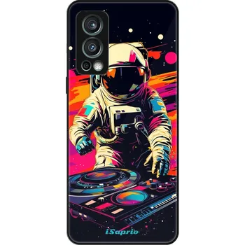Pouzdro na mobilní telefon Lesklé pouzdro iSaprio pro OnePlus Nord 2 5G - Astronaut DJ (Lesklé pouzdro, kryt, obal iSaprio Exclusive na mobil OnePlus Nord 2 5G s motivem Astronaut DJ - elegantní skleněný vzhled, skvělá ochrana mobilu a luxusní styl, vyrobeno v Česku)