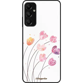Pouzdro na mobilní telefon Lesklé pouzdro iSaprio pro Samsung Galaxy A05s - Flowers 14 (Lesklé pouzdro, kryt, obal iSaprio Exclusive na mobil Samsung Galaxy A05s s motivem Flowers 14 - elegantní skleněný vzhled, skvělá ochrana mobilu a luxusní styl, vyrobeno v Česku)