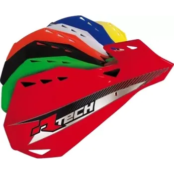 Motocyklový chránič plastové kryty páček DUAL EVO, RTECH (bílé, pár)