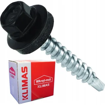 Klimas Wkret-Met RAL 9005 4,8x35mm - 250ks - Vruty farmářské střešní farba: černá